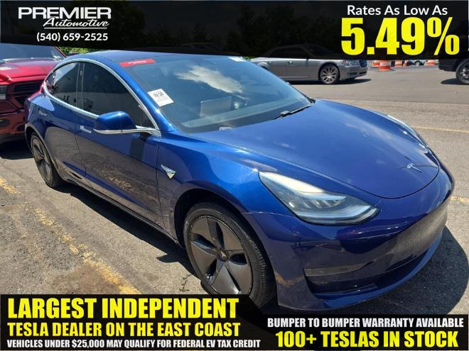 2018 TESLA MODEL 3 Range Battery