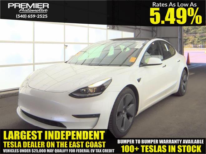 2021 TESLA MODEL 3 Standard Range Plus