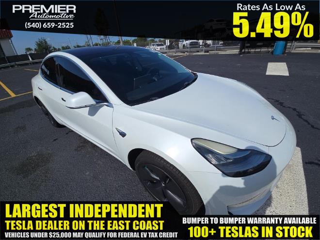 2018 TESLA MODEL 3 Range Battery
