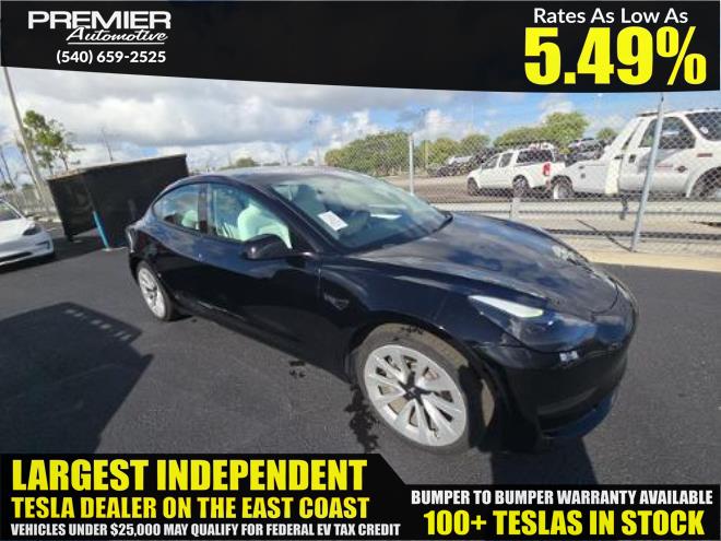 2022 TESLA MODEL 3 LONG RANGE