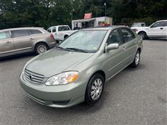 2004 TOYOTA COROLLA CE/S/LE