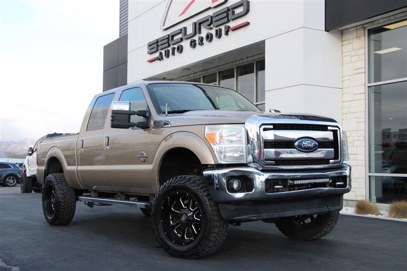 2012 FORD SUPER DUTY F-350 SRW LARIAT CREW CAB 4WD